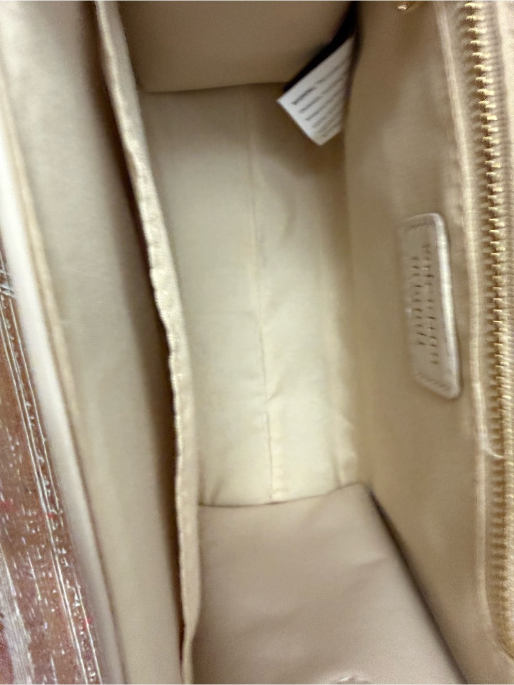 Valentino Orlandi Elegant Cream Top-Handle Crossbody Bag, Strap, Coin purse - Picture 7 of 9
